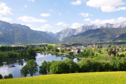 Das Saalfeldner Becken aus Maishofen gesehen